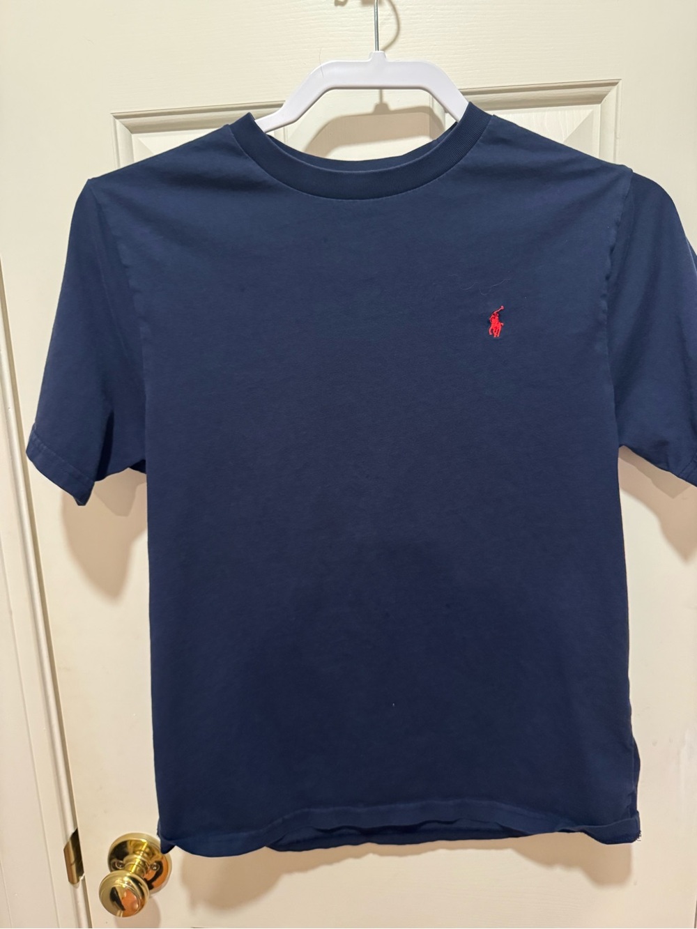 Polo by Ralph Lauren Navy Short-Sleeve Tee with Red Pony